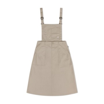CONVERSE RIPSTOP BIB DRESS VINTAGE CARGO 吊帶裙 女 卡其色 WCH677-X9V