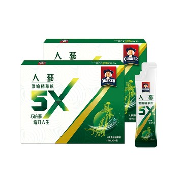 桂格5X人蔘濃縮精華飲15ml×30入x2盒