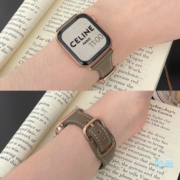 小蠻腰細款反釦錶帶 適用於 Apple Watch 11 10 9 8 7 6 SE  46mm 44mm 42mm