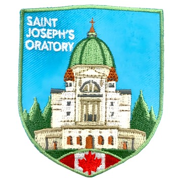 A-ONE 匯旺 地標造型刺繡 7.5 X 6 CM  聖若瑟聖堂  1個