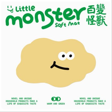 【蝦米良品】 日款小怪獸 強吸水珪藻土地墊 吸水地毯 浴室腳踏墊 速乾防滑踩腳墊 防滑墊 宿舍 入口進門地墊 聖誕節交換禮物 贈品