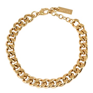 YSL 683464 金屬粗版鏈條造型可調式手鍊.金