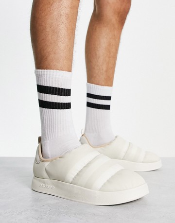 adidas Originals Puffylette shoes in light grey推薦| ASOS | LINE購物