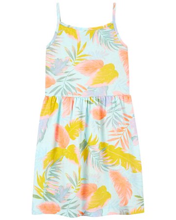 Kid Floral Jersey Tank Dress