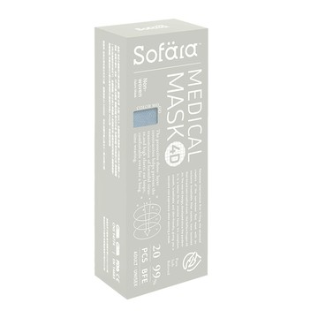 舒芙氧Sofära - 成人4D立體空氣口罩-莫蘭螢石款-20入/盒