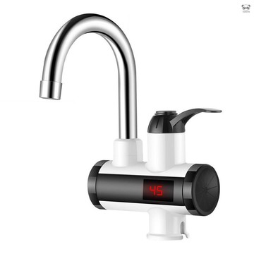 3000W 電熱水龍頭 2s快速加熱 360度旋轉 下進水 帶數顯 額定電壓110V~ 美規插頭