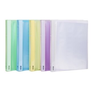 連勤 PP果凍色30孔活頁式 資料夾 (附20張內頁) 12本/箱 LC-830【APP滿額下單10%點數(單一帳號最高5000點)】1/31止