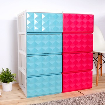 Mr.box 戀愛四層櫃 無輪 兩色可選 【005043】[免運]