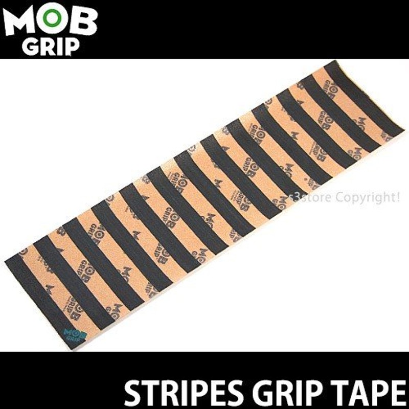 モブ グリップテープ MOBGRIP STRIPES GRIP TAPE スケートボード スケボー デッキテープ パーツ グラフィック  カラー:Blk/Clr サイズ:9x33 通販 LINEポイント最大0.5%GET | LINEショッピング