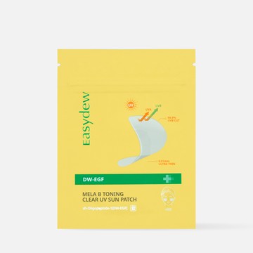 easydew Mela B Toning Clear UV Sun Patch 4 Servings