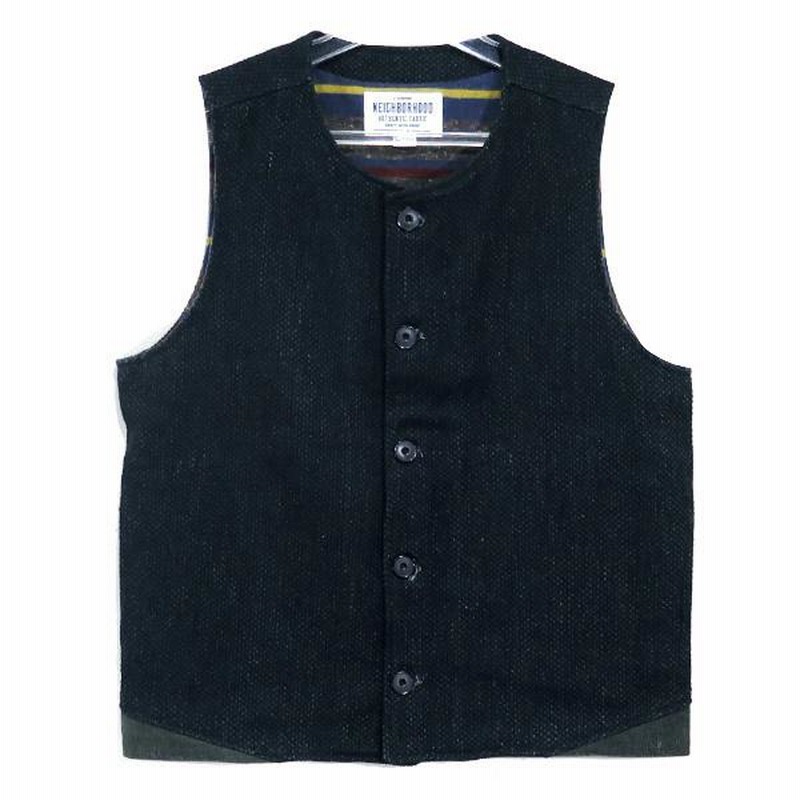 ネイバーフッド NEIGHBORHOOD ベスト 16AW ID-DOBBY/C-VEST 162SZNH-JKM12 インディゴドビーコットンベスト  トップス ノースリーブ | LINEブランドカタログ