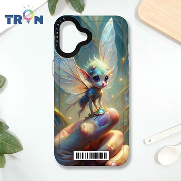 TRON IPHONE 16 PLUS 指尖上的精靈 防摔 MAGSAFE 磁吸 太空載具殼 透白 手機殼