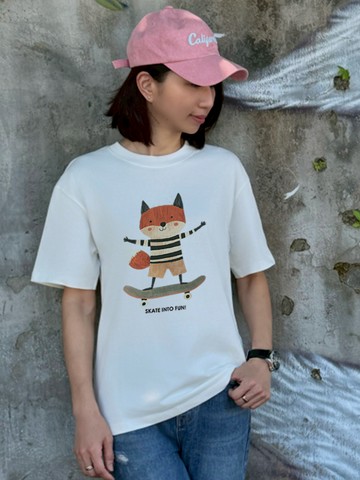 讓小狐狸跟妳一起★輕鬆穿出笑容與溫度的棉T