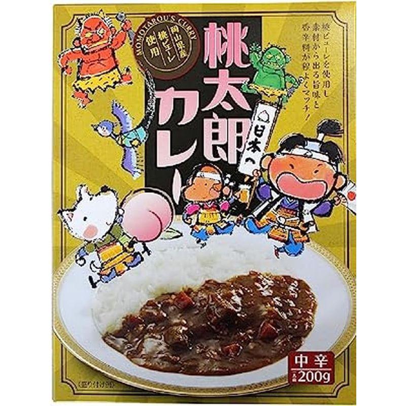 三盛物産 桃太郎カレー 中辛 200g ×