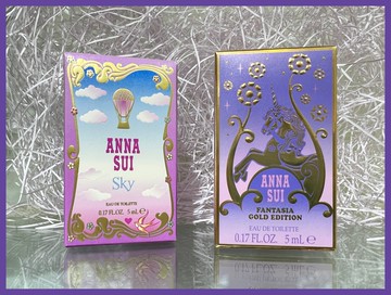 ANNA SUI 安娜蘇 童話金色獨角獸淡香水 5ML / 綺幻飛行女性淡香水 5ML｜期間限定◆秋冬迷人香氛