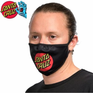 サンタクルーズ SANTA CRUZ 小物 マスク CLASSIC DOT FACE MASK ブラック NO1