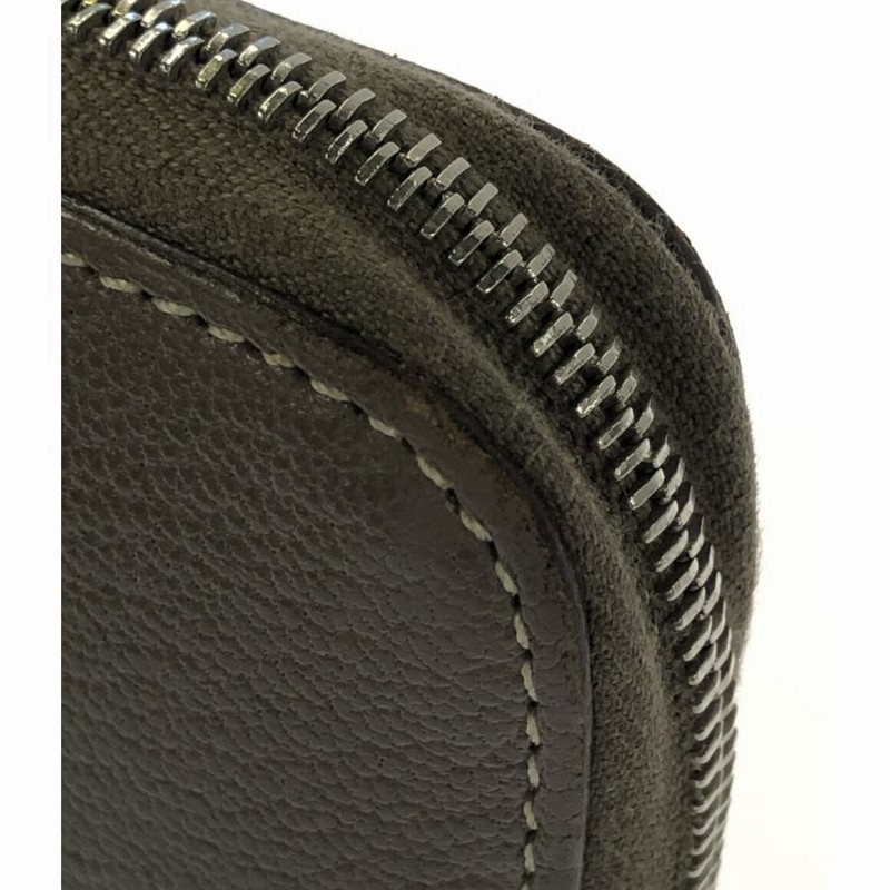 エルメス ラウンドファスナー長財布 T刻印 シルバー金具 