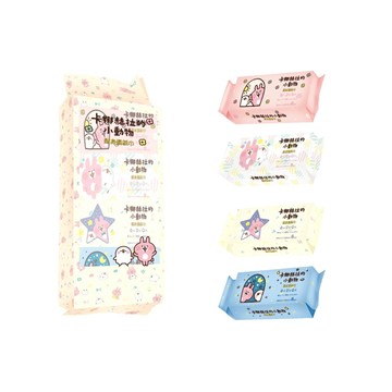 卡娜赫拉的小動物_隨身濕紙巾黃袋8包8抽