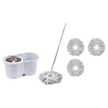 comet 旋轉拖把清潔組 拖把 + 水桶 + 替換布 4個  1組