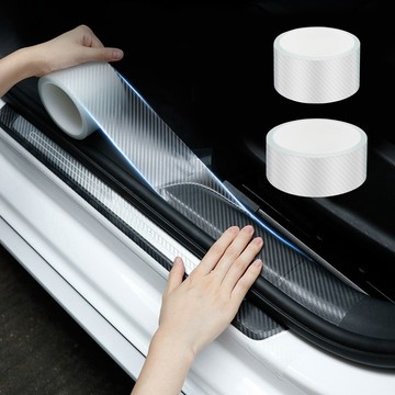 門檻保護貼 透明 碳纖維 汽車門檻條 汽車保護貼 車身飾條 車門保護貼 卡夢 門檻條 車貼