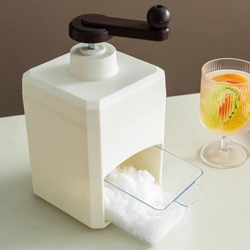 手搖刨冰機 手動刨冰機 刨冰機 剉冰機 onlycook家用手搖刨冰機手動刨冰器冰沙機擺攤碎冰機沙冰機小型 O374