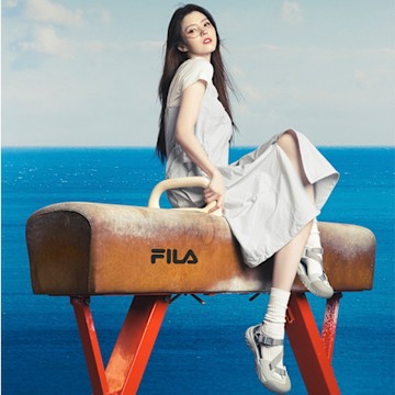 FILA PEITO SD #韓韶禧代言款 中性芭蕾風潮流涼鞋-灰 4-S137Z-050