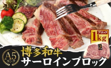 A5 博多和牛 サーロイン ブロック 1kg ブランド牛