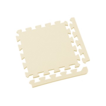 特力屋 EVA巧拼防護地墊 鵝黃 32x32x2cm 8入
