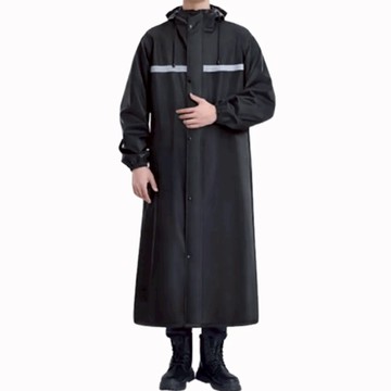 好拾選物 一件式雨衣/加厚款拉鍊雨衣/機車雨衣 - 灰色-加長款