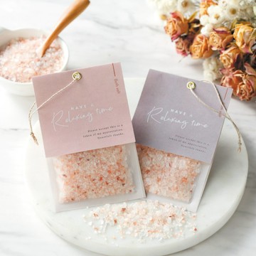 婚禮推薦療癒時光粉紅浴鹽 PINK BATH SALT/最低起訂量為五個