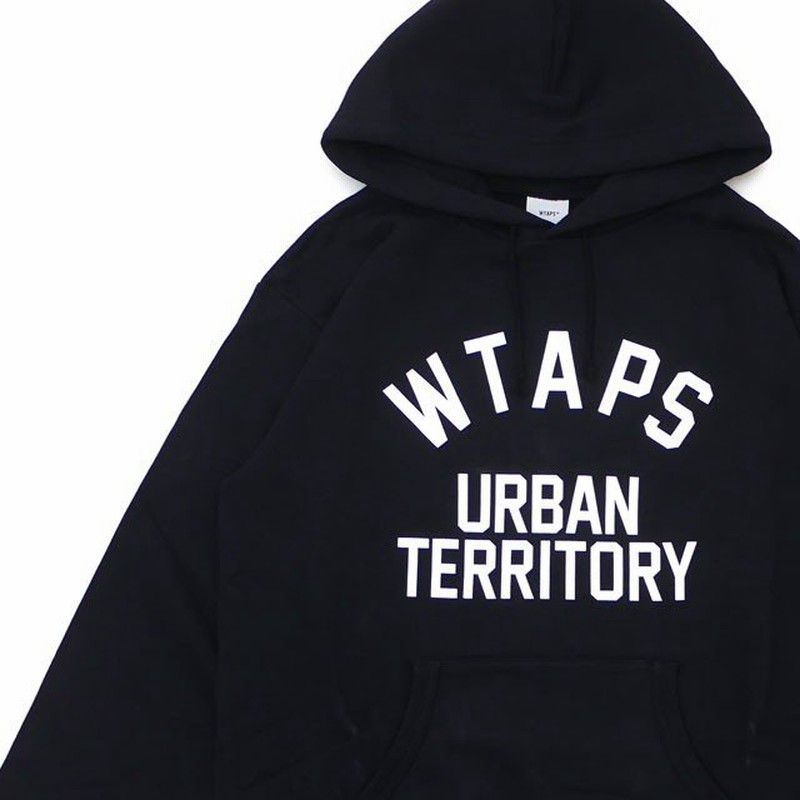 ダブルタップス WTAPS WUT スウェットパーカー BLACK ブラック 黒 
