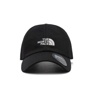 The North Face 北面 男女 戶外帽 帽子 老帽 棒球帽 黑色 NORM HAT