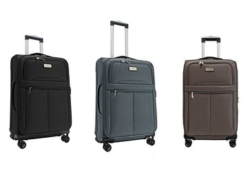 ~雪黛屋~ BATOLON 行李箱加大容量輕量商務高單防水尼龍布360度轉防爆拉鍊W1506A