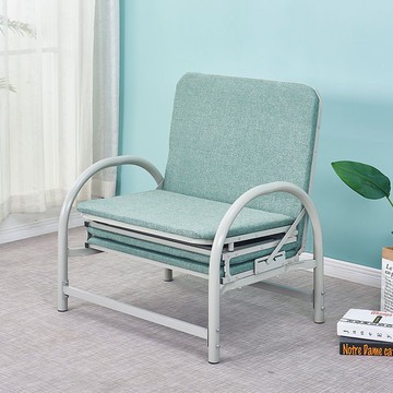 多功能折疊沙發床單人家用午休午睡陪護床睡椅木板硬板四折鐵藝床297SFY 快速寄出