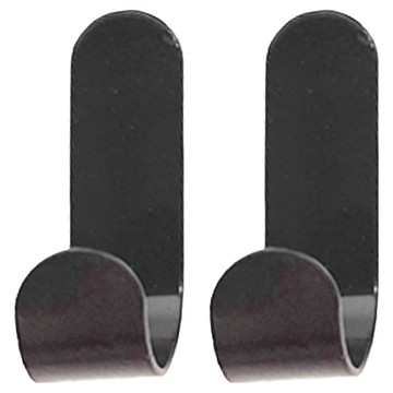 馬卡龍鐵藝掛勾 黑 尺寸6x4x2cm  2個