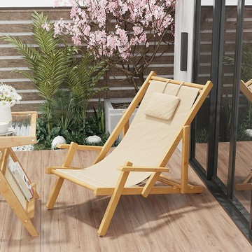 免運附發票  休閑實木露營折疊椅子戶外便攜辦公躺椅休息的折疊床多功能沙灘椅