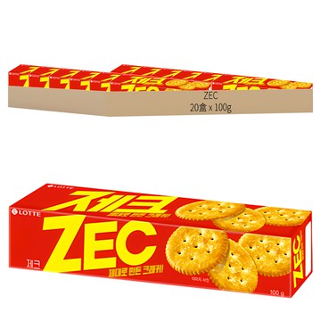 ZEC 起司風味餅乾 100g 20盒