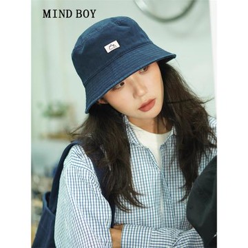 (免運)MIND BOY日系漁夫帽防紫外線女春夏季戶外遮陽防曬盆帽男百搭帽子
