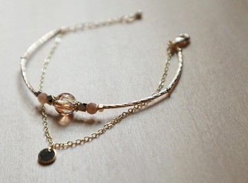 | 簡約氣質 | 黑金超七 |旺財|提升自信| 招貴人|手鐲x 幼鏈 |