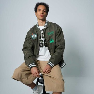 NBA 球隊 緞面 棒球外套 塞爾提克隊 3555144072