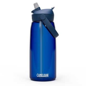 【墾趣】CAMELBAK 1000ml Flip Straw多水吸管水瓶RENEW 牛津藍