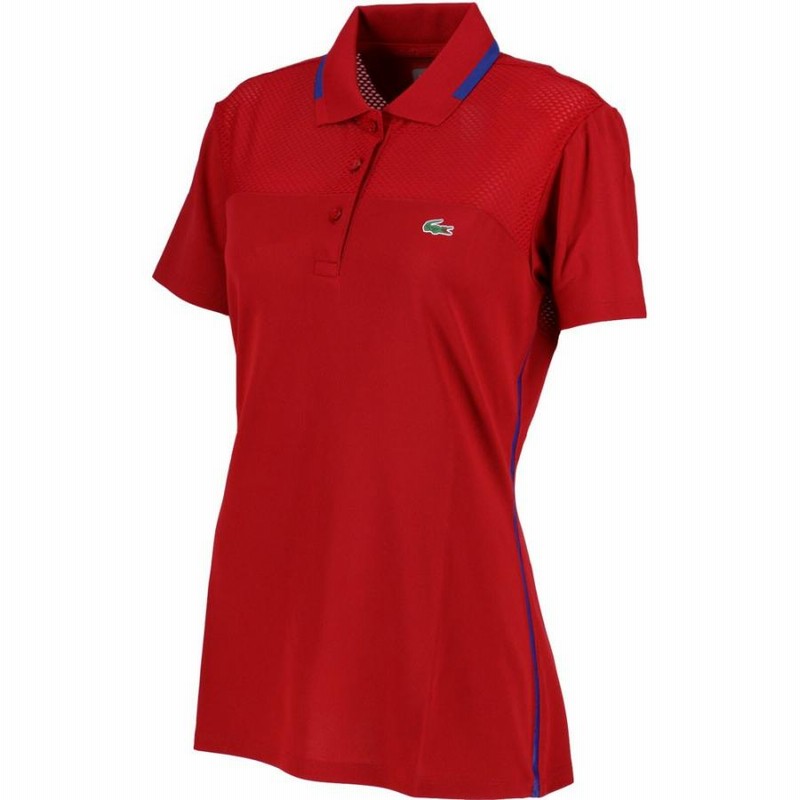 ラコステ LACOSTE テニスウェア レディース ポロシャツ半袖