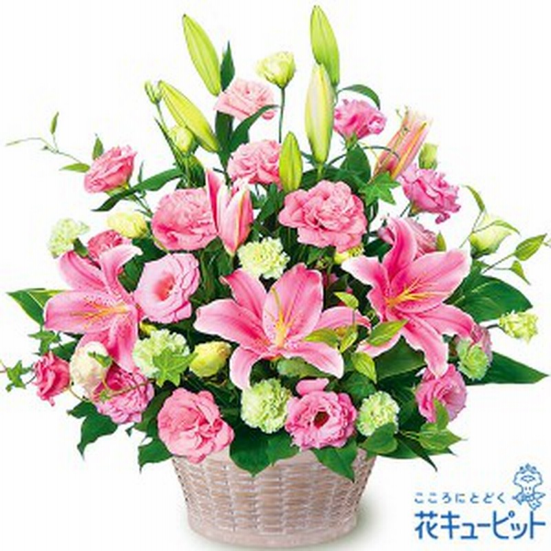 93 以上節約 8月の誕生花 トルコキキョウ 花 ギフト 誕生日 プレゼント 記念日 友達 彼氏彼女 父母 祖父母 花キューピットのピンクとホワイトの華やかアレンジメントya08 Fucoa Cl
