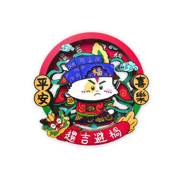 哈比兔磁石貼 - 門神 左