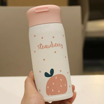 保溫瓶 保溫杯 高檔磨砂保溫杯男女學生簡約可愛便攜過濾網水杯大容量帶茶隔杯子