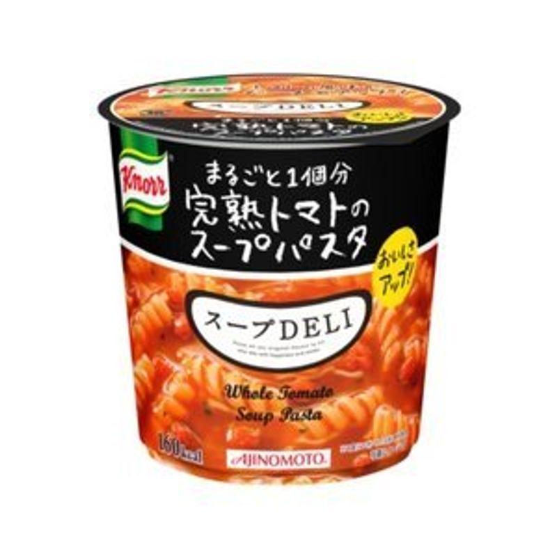 味の素 クノール スープDELI 完熟トマトのスープパスタ 41.9g×24カップ (6カップ×4ケース)