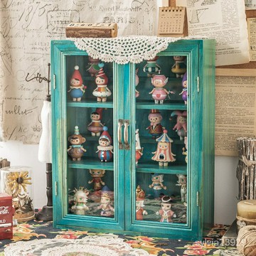 家具泡泡瑪特展示盒盲盒架子收納手辦娃娃模型收納櫃玻璃透明popmart防塵櫃置物架