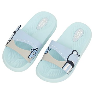 馬卡龍悠能童拖鞋 尺寸30  205mm  水藍