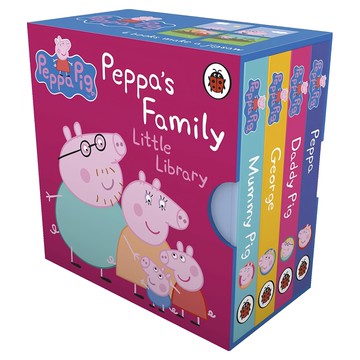 Peppa Pig 粉紅豬小妹 Peppa's Family Little Library  Ladybird