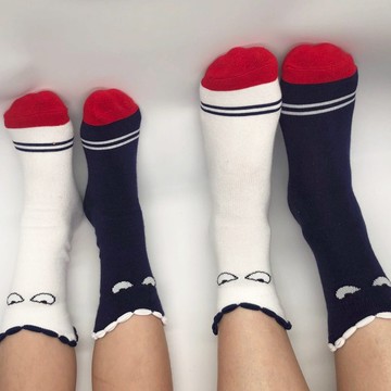 layoo怪獸 中筒棉襪